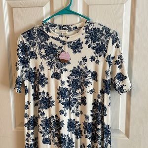 Pinkblush short sleeve dress